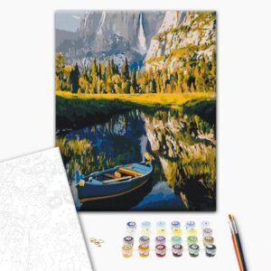 Malowanie po numerach Łódź wśród gór