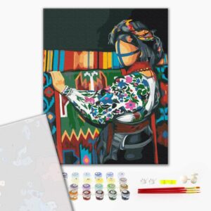 Malowanie po numerach Premium Ukraiński "kilim" ©Valeriya Macarenco