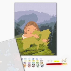 Malowanie po numerach Premium Moje serce to Ukraina ©Lily Demachkovich