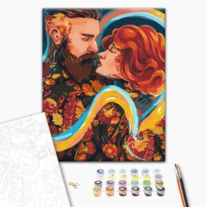 Malowanie po numerach Zakochana © Olena Lazarenko