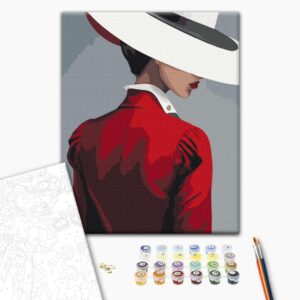 Malowanie po numerach Sekret czerwieni