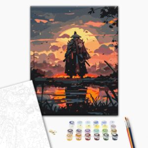 Malowanie po numerach Misja samuraja