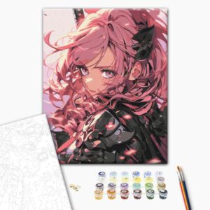 Malowanie po numerach Wojownicza księżniczka