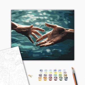 Malowanie po numerach Moment połączenia