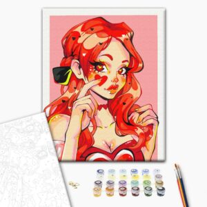 Malowanie po numerach Walentynki @ nila_art_art