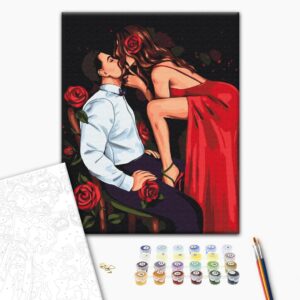 Malowanie po numerach Pasja róż © Alla Berezovska