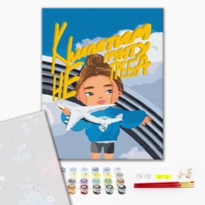 Malowanie po numerach Premium Skrzydlate marzenie ©Lily Demackovic