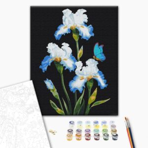 Malowanie po numerach Irysy © Anna Steshenko