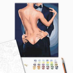 Malowanie po numerach Uścisk dżentelmena