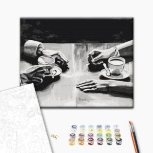 Malowanie po numerach Mowa ciała 7 © Anna Esthete