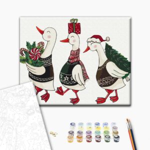 Malowanie po numerach Noworoczne zamieszanie © ANNART