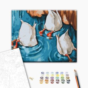 Malowanie po numerach Kurze łapki © ANNART