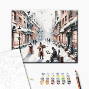 Malowanie po numerach Świąteczna melodia