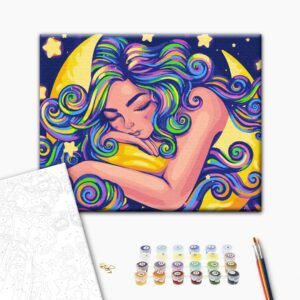 Malowanie po numerach Neonowe marzenie © Polina Skurykhina