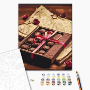 Malowanie po numerach Deklaracja miłości