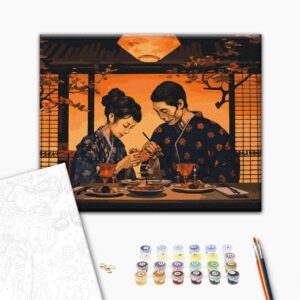 Malowanie po numerach Harmonia Wschodu