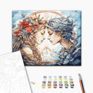 Malowanie po numerach Miłość jest ponadczasowa