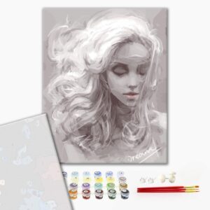 Malowanie po numerach Premium Dziewczyna ze snów