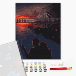Malowanie po numerach Premium Krymski most ©Mariia Loniuk