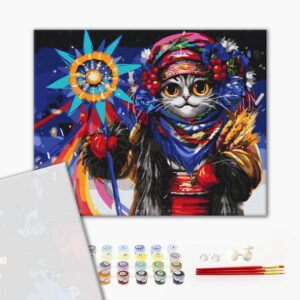 Malowanie po numerach Premium Kitty Koliadnytsia ©Marianna Pashchuk