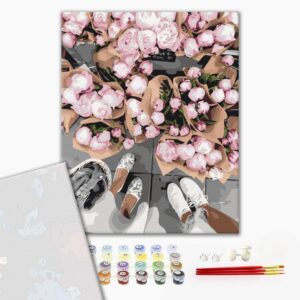 Malowanie po numerach Premium Targi piwonii ©Oksana Vorobiy