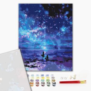 Malowanie po numerach Premium Nocna promenada