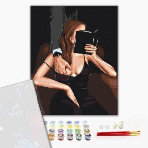 Malowanie po numerach Premium Pasjonująca historia ©Alla Berezovska