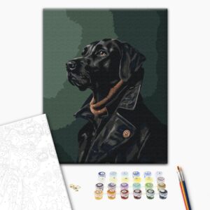 Malowanie po numerach Dżentelmen w trenczu