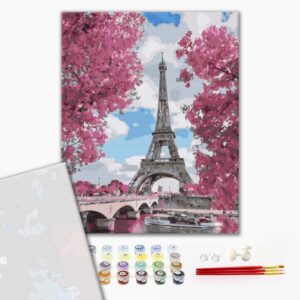 Malowanie po numerach Premium Magnolia w Paryżu