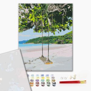 Malowanie po numerach Premium Rajski Kącik